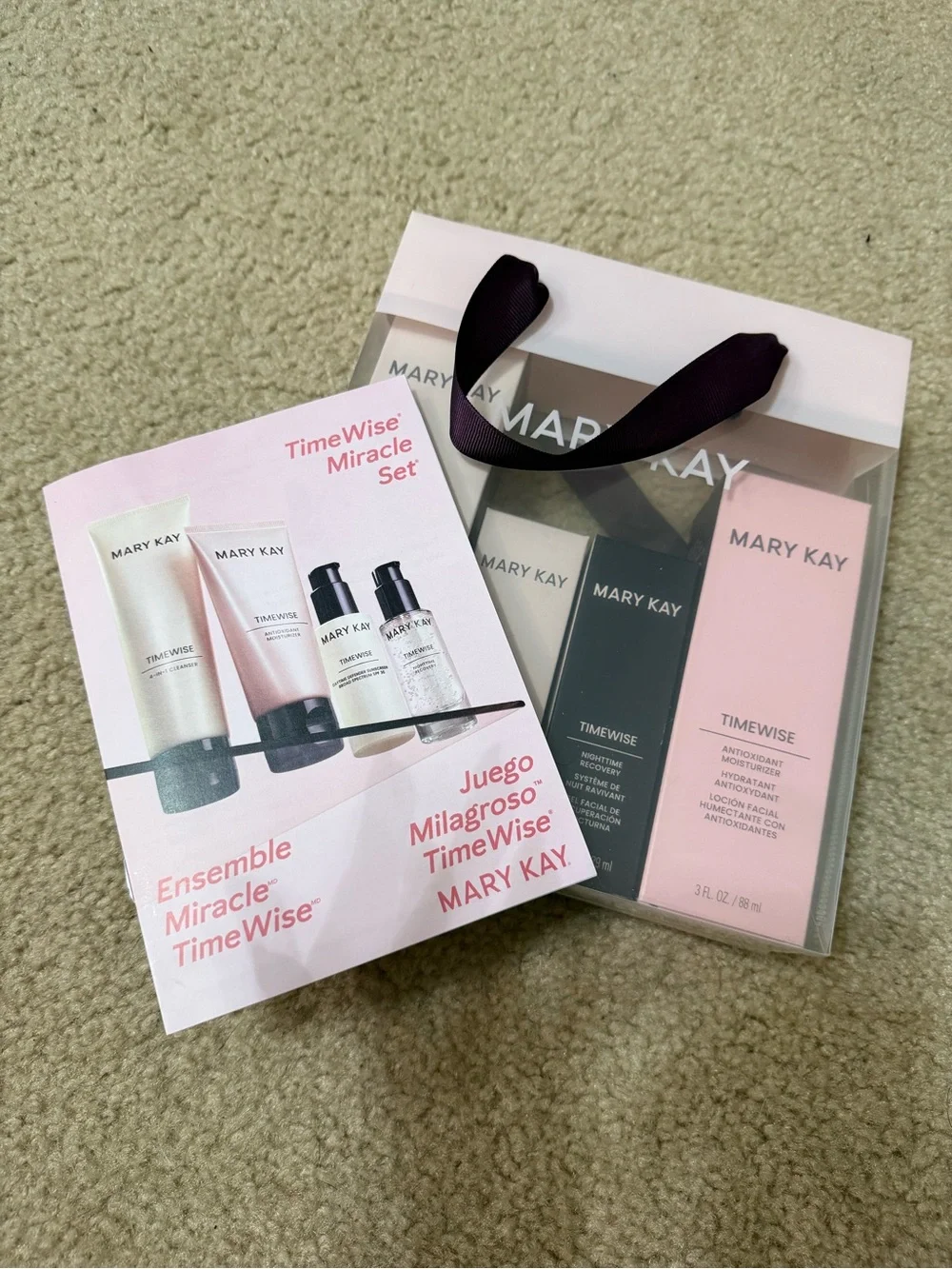 Mary Kay TimeWise Miracle Set Normal/Dry NEW Sealed 4 Piece Skincare